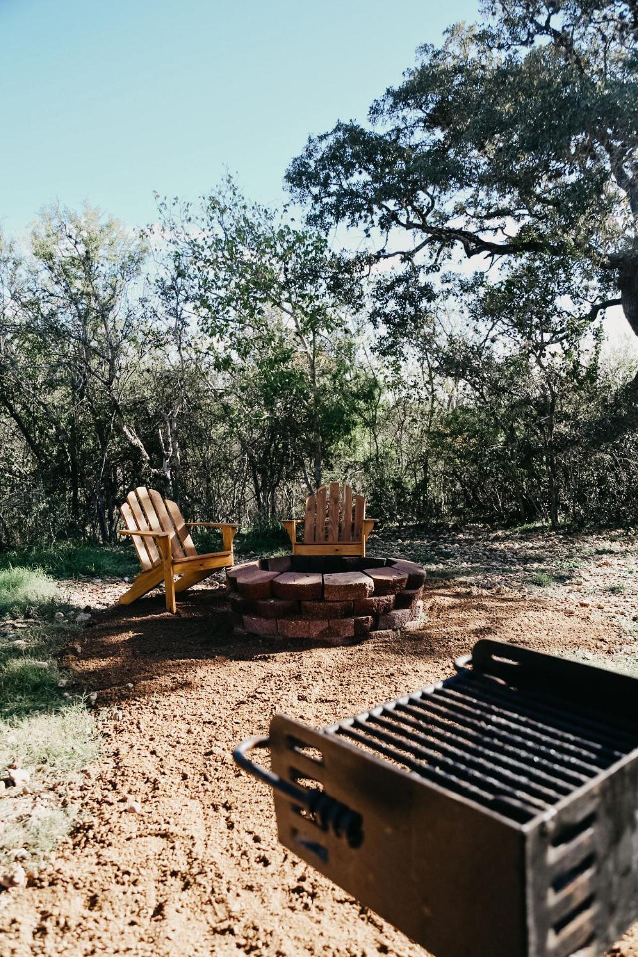 The Maverick: A-Frame W/ Hammock And Tree Top View New Braunfels Extérieur photo